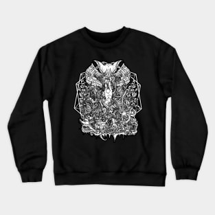 Pagan Occult Cthulu Horror Hellscape Crewneck Sweatshirt